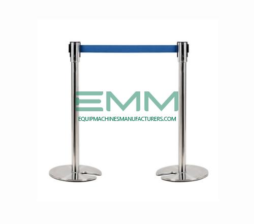 Crowd Control Barrier for Bank Usage