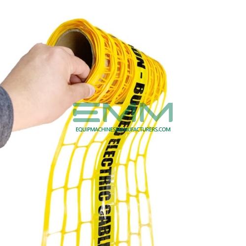 Customize Plastic Safety Fence Underground Detectable Warning Mesh Tape