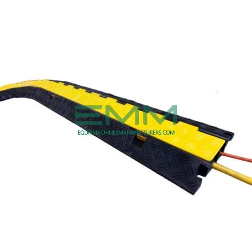 Flexible Recycling Rubber 2 Channel Cable Protector