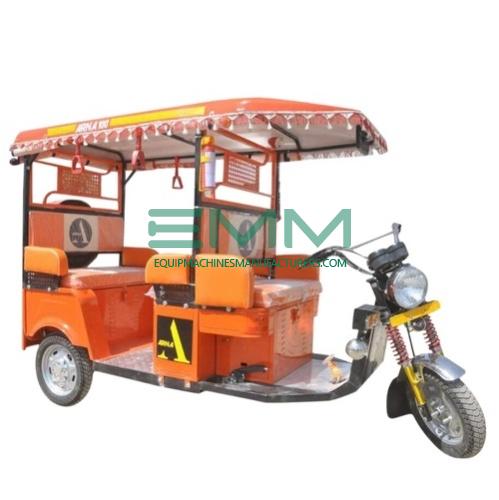 Open Body Battery Operated E-Rickshaw