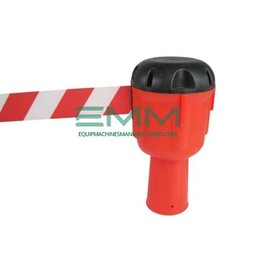 Plastic 9m Retractable Belt Cone Barrier Topper