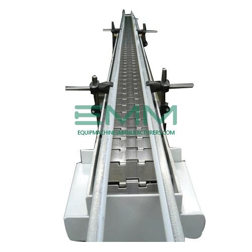 Plastic and Stainless Steel Slat Chain Conveyor