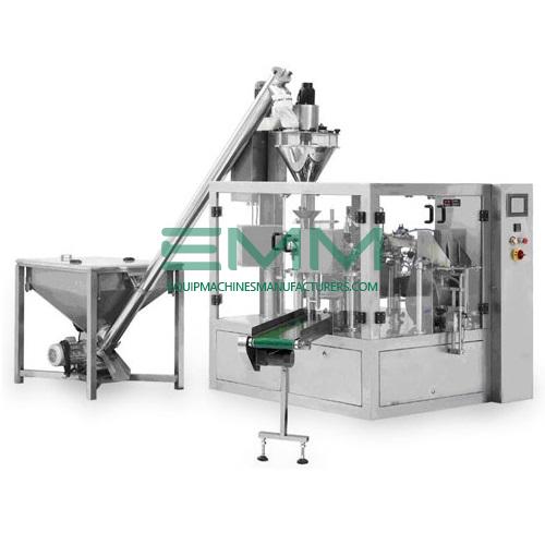 Powder Rotary Pouch Packaging Line
