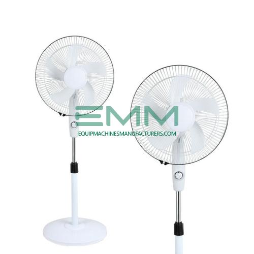 Rechargeable Solar Fan 16 Inch 12v Dc Stand Fan