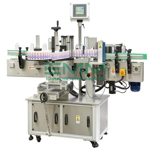 Small Bottle Or Can Adhesive Sticker Labeling Machine