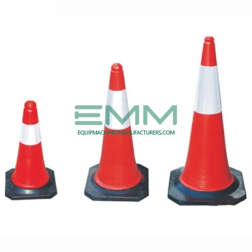 Traffic Cone with Heavy Rubber Base